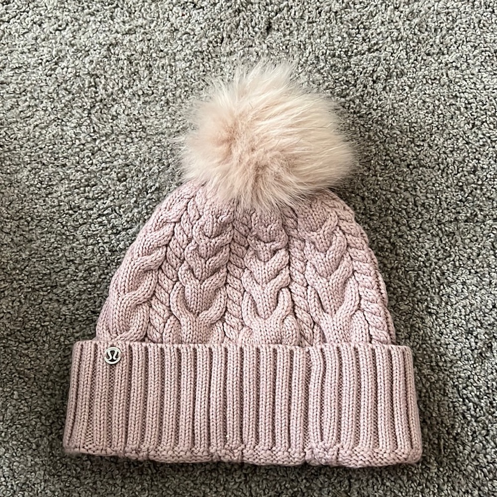 Pink Lululemon Beanie